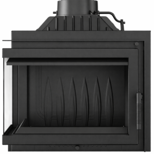 Insert Cheminée à bois en fonte SIMPLE gauche 8 kW Ø 200