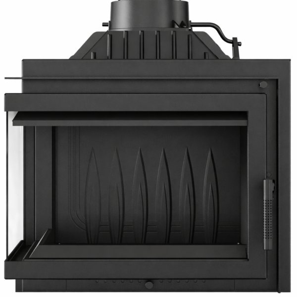 Insert Cheminée à bois en fonte SIMPLE gauche 8 kW Ø 200