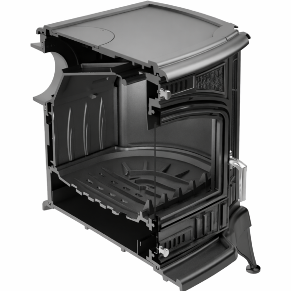 Poêles à bois Fonte K9 Ø 130 10 kW