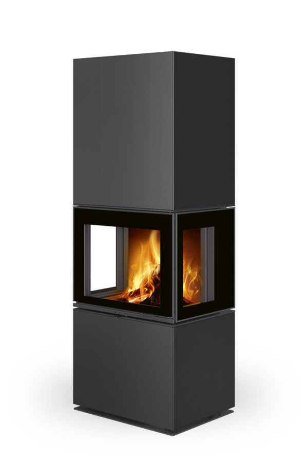 Poêle à bois ALERIA C H Acier